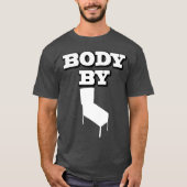 ピンボールによる体 Tシャツ (正面)