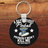 ピンボールのない日 キーホルダー (正面)