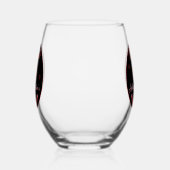 ピンボールアーケード飲み物用品 ステムなしワイングラス (左)