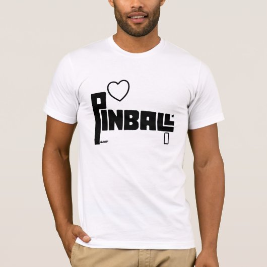 ピンボールシルエット Tシャツ (正面)