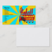 ピンボールチャンピオン 名刺 (正面/裏面)