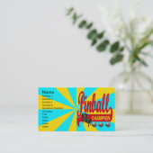 ピンボールチャンピオン 名刺 (スタンド正面)