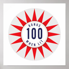 ピンボールバンパーアートポスター#14 ポスター