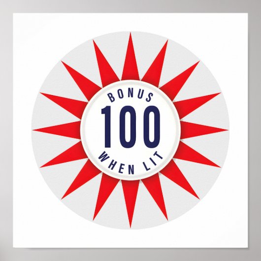 ピンボールバンパーアートポスター#14 ポスター (正面)