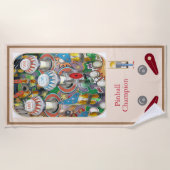 ピンボールビーチタオル ビーチタオル (正面)