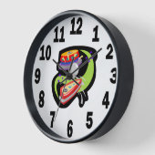 ピンボールプレーヤーの壁時計と木製フレーム#6 壁時計 (傾斜)