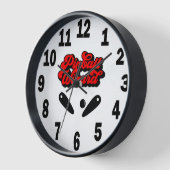 ピンボールプレーヤーの壁時計と木製フレーム#8 壁時計 (傾斜)