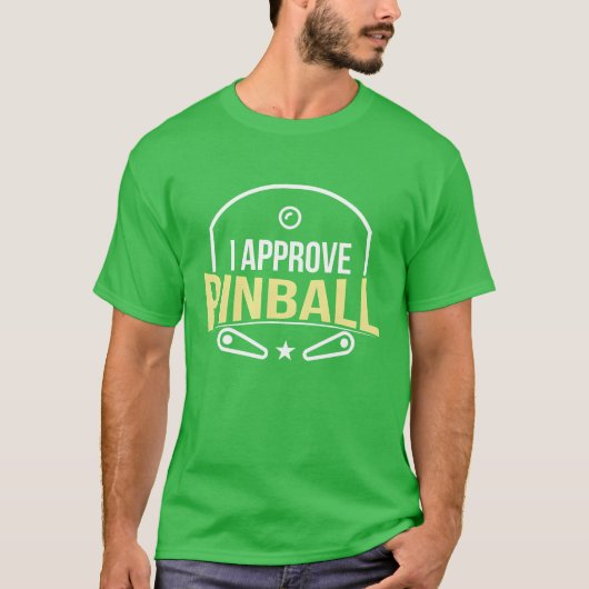 ピンボールボーイ承認済み Tシャツ (正面)