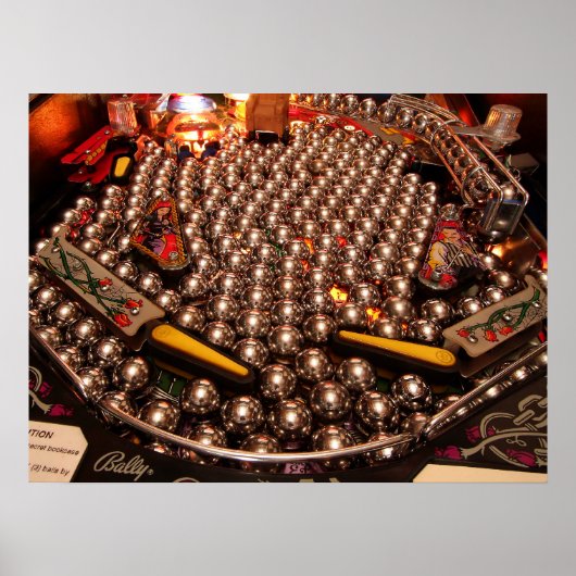 ピンボールポスターマルチボール! ポスター (正面)