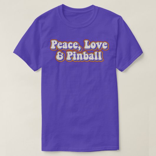 ピンボールマシンアーケードゲおもしろいーム Tシャツ (デザイン正面)