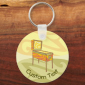 ピンボールマシンキーチェーン キーホルダー (正面)