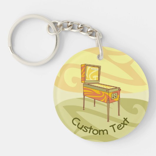 ピンボールマシンキーチェーン キーホルダー (正面)