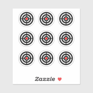 ピンボールマシンターゲットデザインラウンドステッカー シール