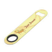 ピンボールマシン速度ボトルオープナー スピード栓抜き (正面アングル)