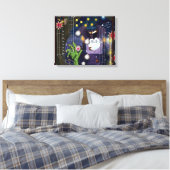 ピンボールマシン キャンバスプリント (インサイチュ (寝室))