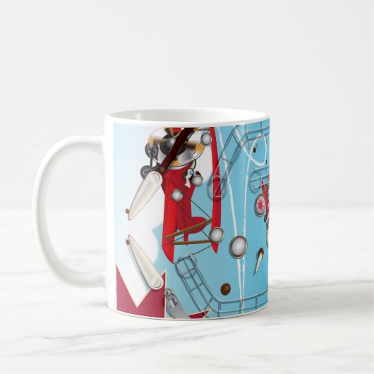 ピンボールマシン コーヒーマグカップ (左)