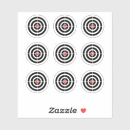 ピンボールマシン「ターゲット」デザインラウンドステッカー シール