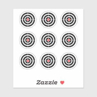 ピンボールマシン「ターゲット」デザインラウンドステッカー シール