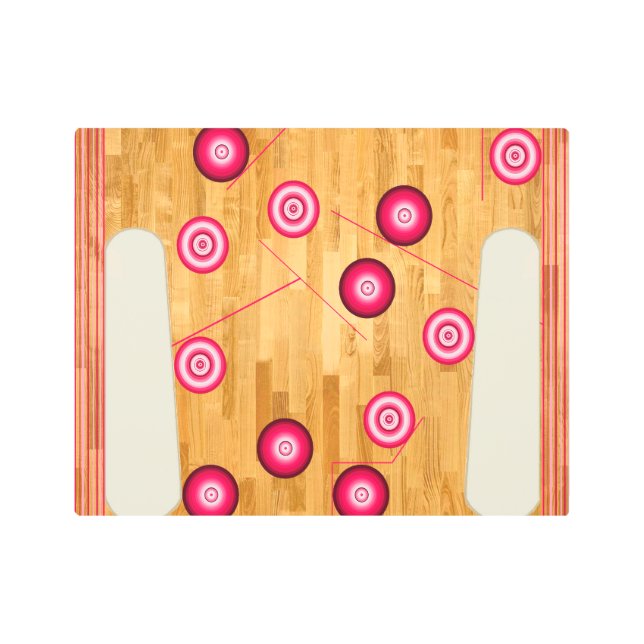 ピンボールメタルアート メタルプリント (正面)