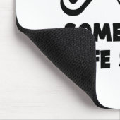 ピンボールライフ最低ズブラック文字 マウスパッド (コーナー)