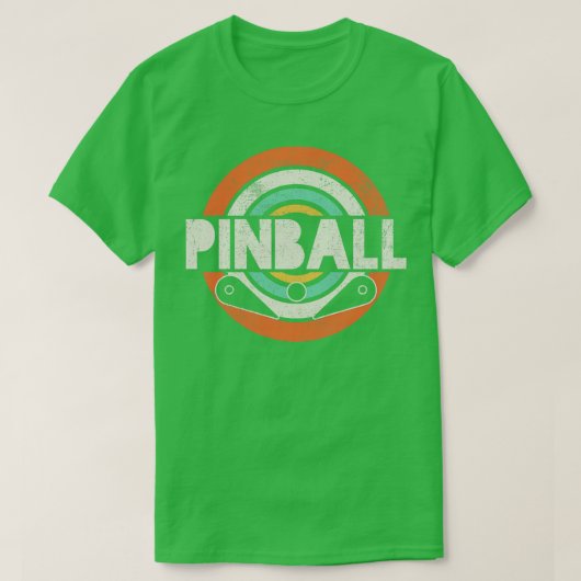 ピンボールヴィンテージ Tシャツ (デザイン正面)