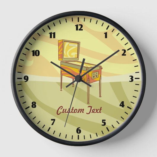 ピンボール機大時計 壁時計 (正面)