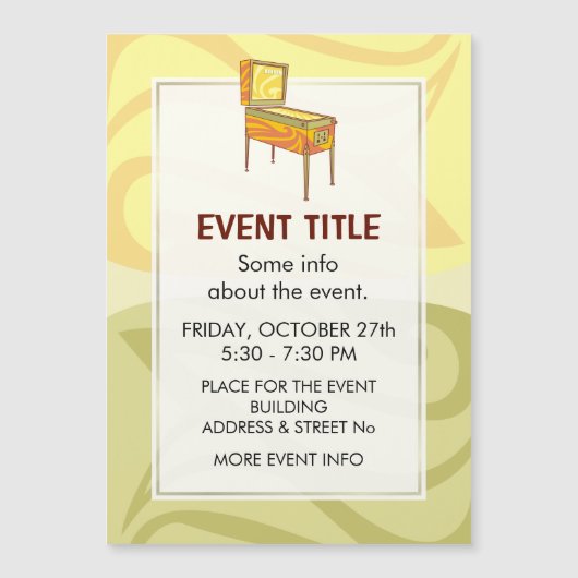 ピンボール機 (正面)