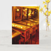 ピンボール機 カード (黄色い花)