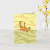 ピンボール機 カード (黄色い花)