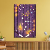 ピンボール機 キャンバスプリント (インサイチュ (リビング))