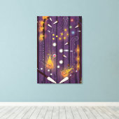 ピンボール機 キャンバスプリント (インサイチュ (ウッドフロア))