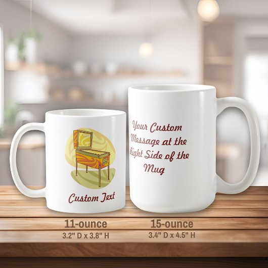 ピンボール機 コーヒーマグカップ