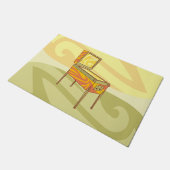 ピンボール機 ドアマット (アングル)