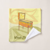 ピンボール機 バスタオルセット (ウォッシュタオル)