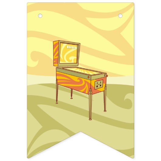 ピンボール機 バンティングフラッグ (第13の旗)