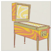 ピンボール機 ファブリック (クローズアップ)