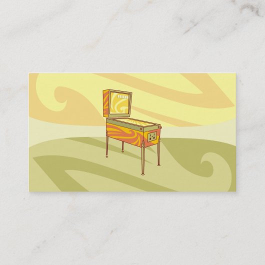 ピンボール機 名刺 (裏面)