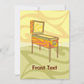 ピンボール機 招待状 (正面)