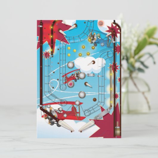 ピンボール機 招待状 (スタンド正面)