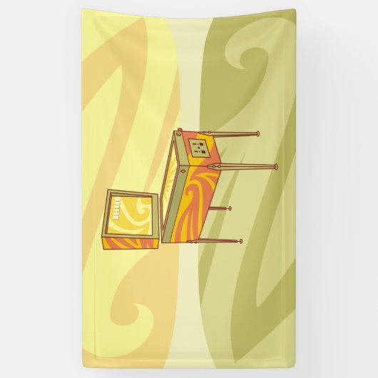 ピンボール機 横断幕 (縦)