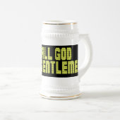 ピンボール神 ビールジョッキ (正面右)