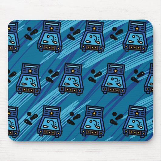 ピンボール選手スリップまたは滑ること非マウスパッド#2-4 マウスパッド (正面)