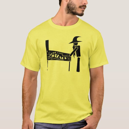 ピンボール魔法使い Tシャツ (正面)