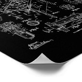 ピンボール アーケード ゲーム機 レトロ ゲーム機 特許 P ポスター (角)