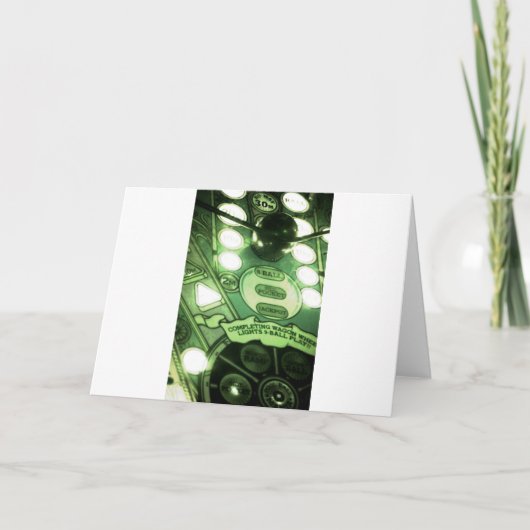 ピンボール カード (正面)