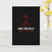 ピンポンことわざ おもしろい カード (黄色い花)