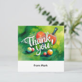 ピンポンの水色 サンキューカード (スタンド正面)