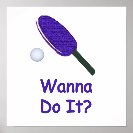 ピンポンやりたい ポスター (正面)