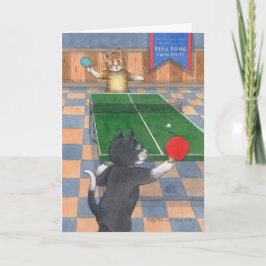 ピンポンキャッツ誕生日ブド&トニーノテカード カード