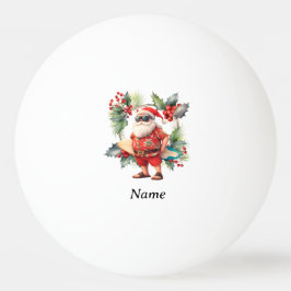 ピンポンクリスマスサンタクロース 卓球ボール